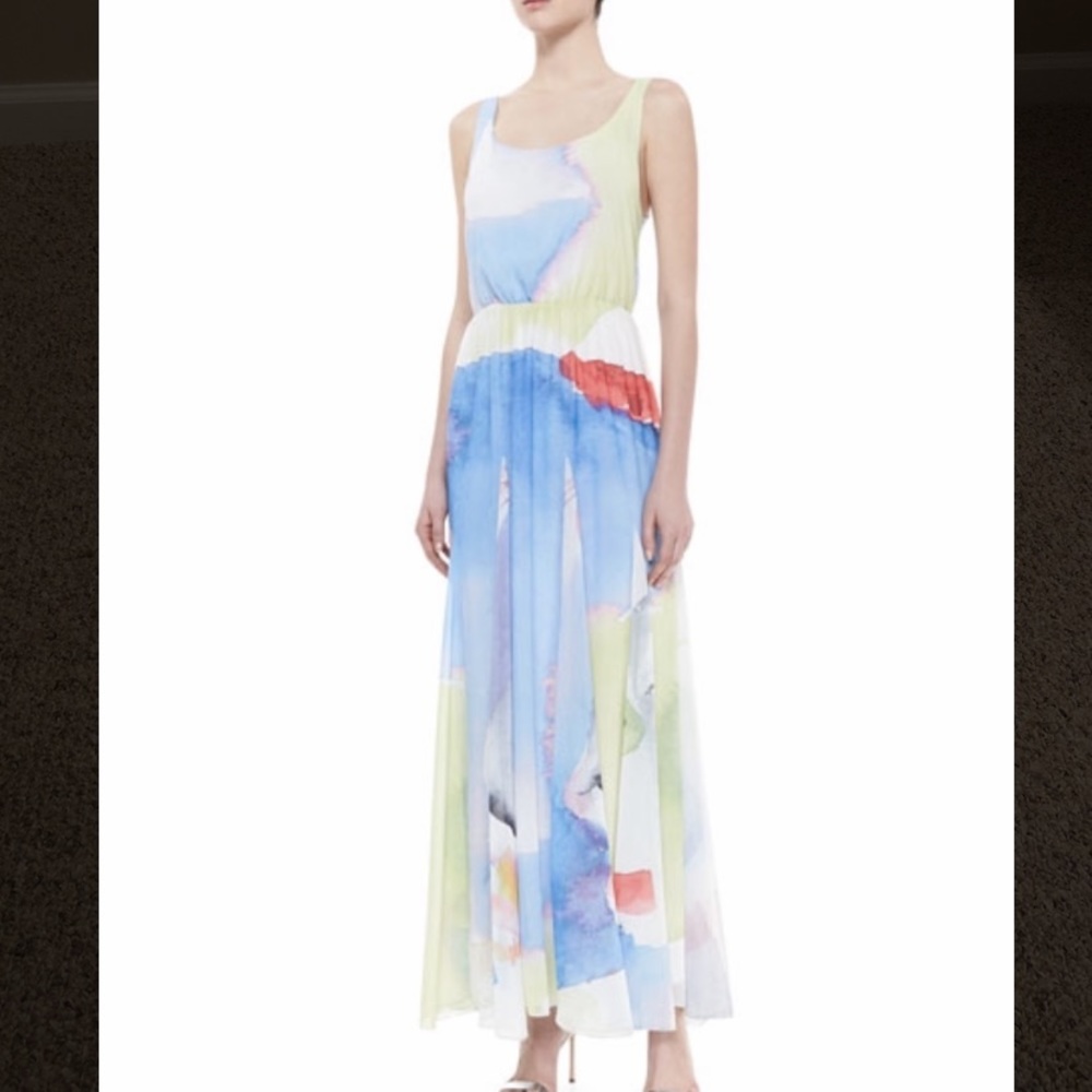 Alice + Olivia Muti-Colored Long Dress BRAND NEW